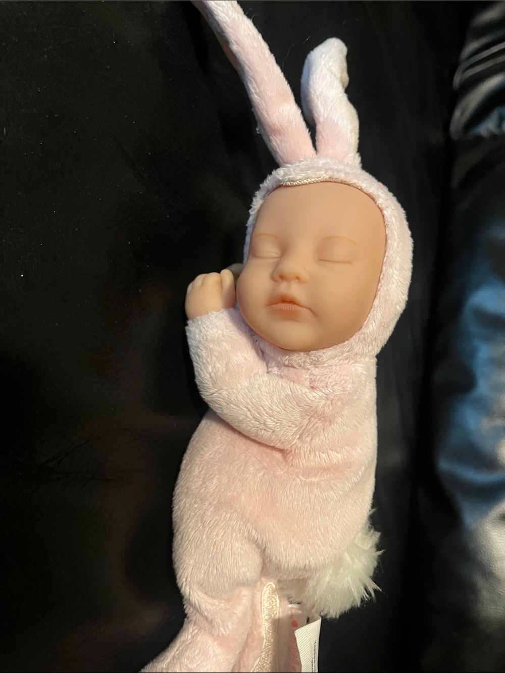 Soft Anne Geddes Pink Bunny Baby Doll Plush Sleep Pal